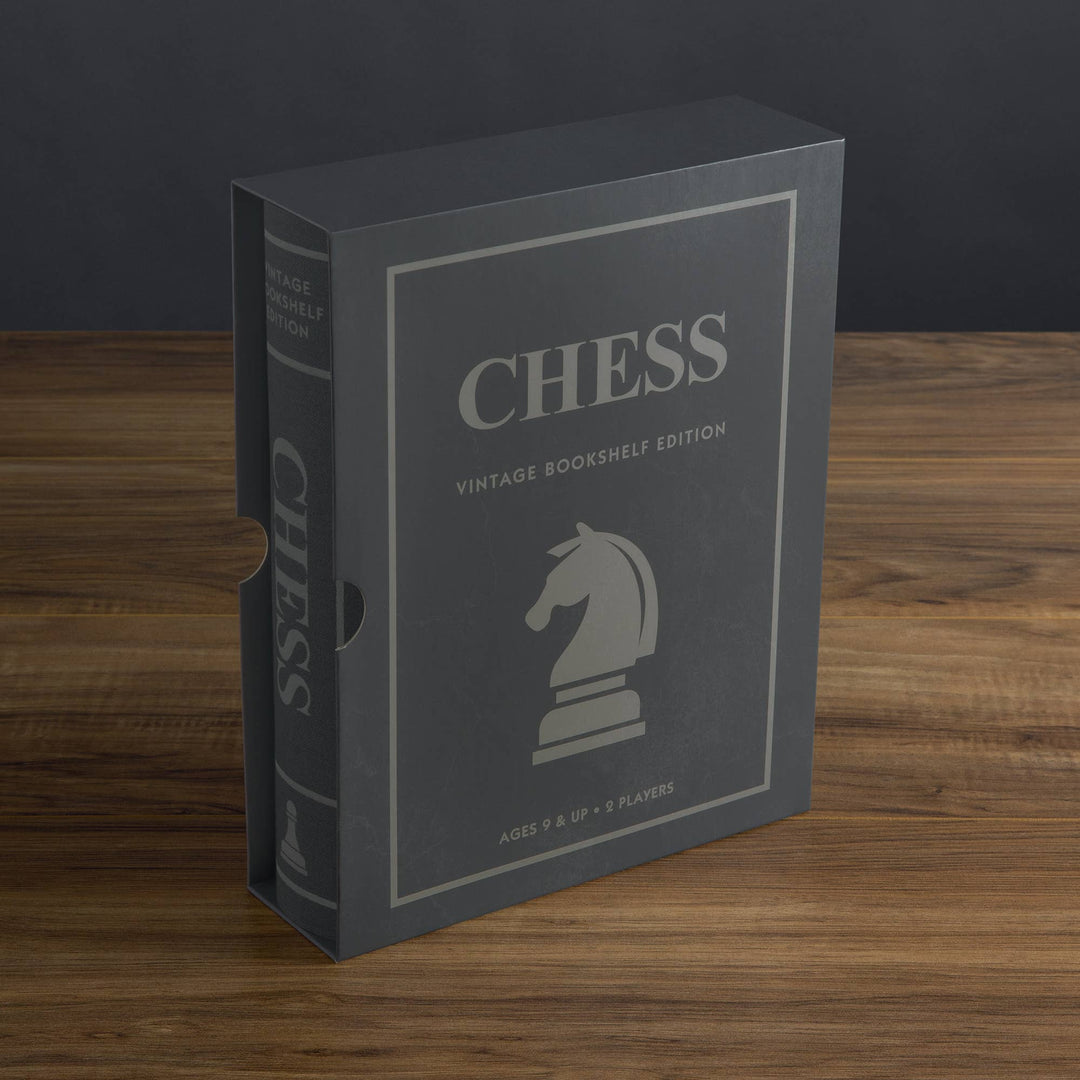 Vintage Bookshelf Edition Chess Set