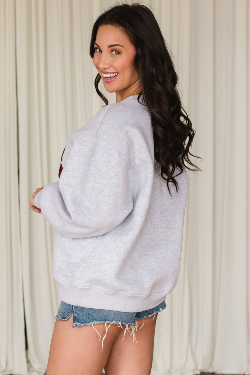 Gray Wine Sweatshirt