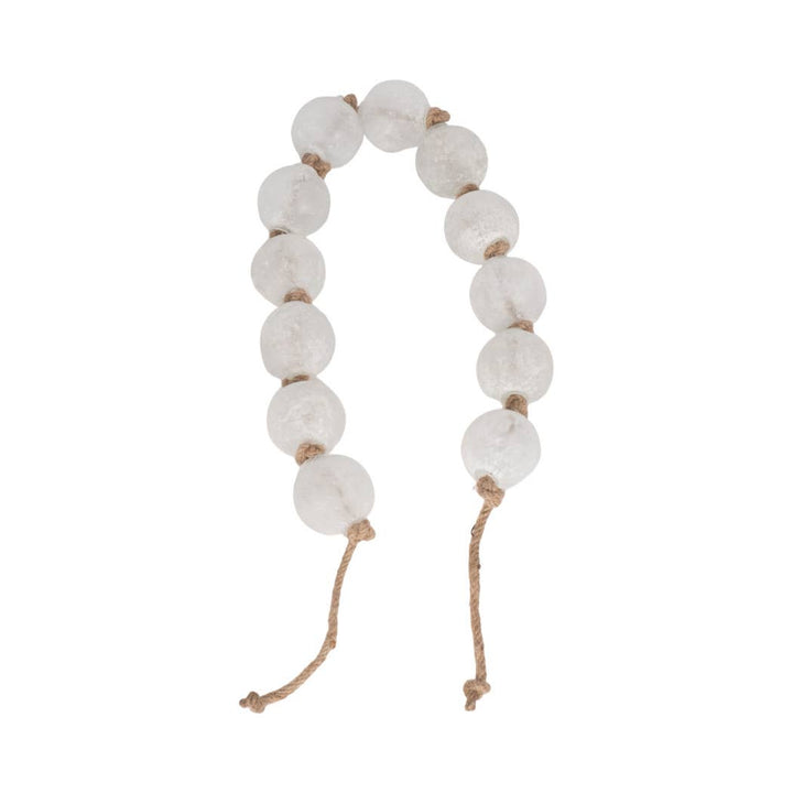 Clear 44 in. Length 2.5 in. Beaded Glass Garland