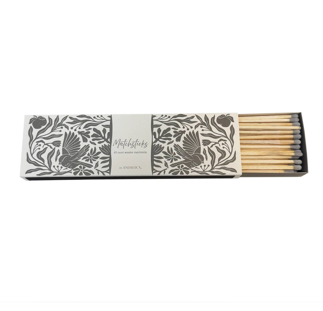 Decorative Box of Matches: Black