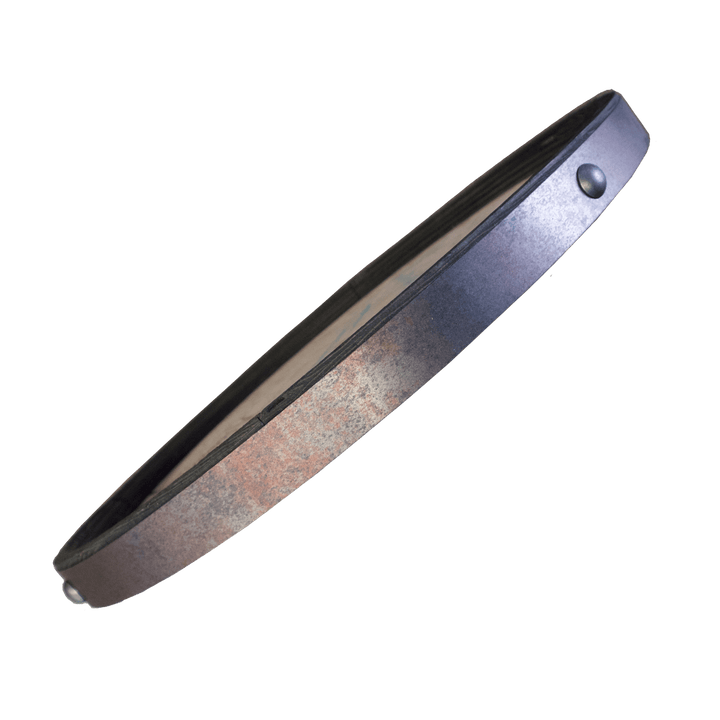 Twin Lakes, Idaho on a Barrel End: Wood / 24" x 24"