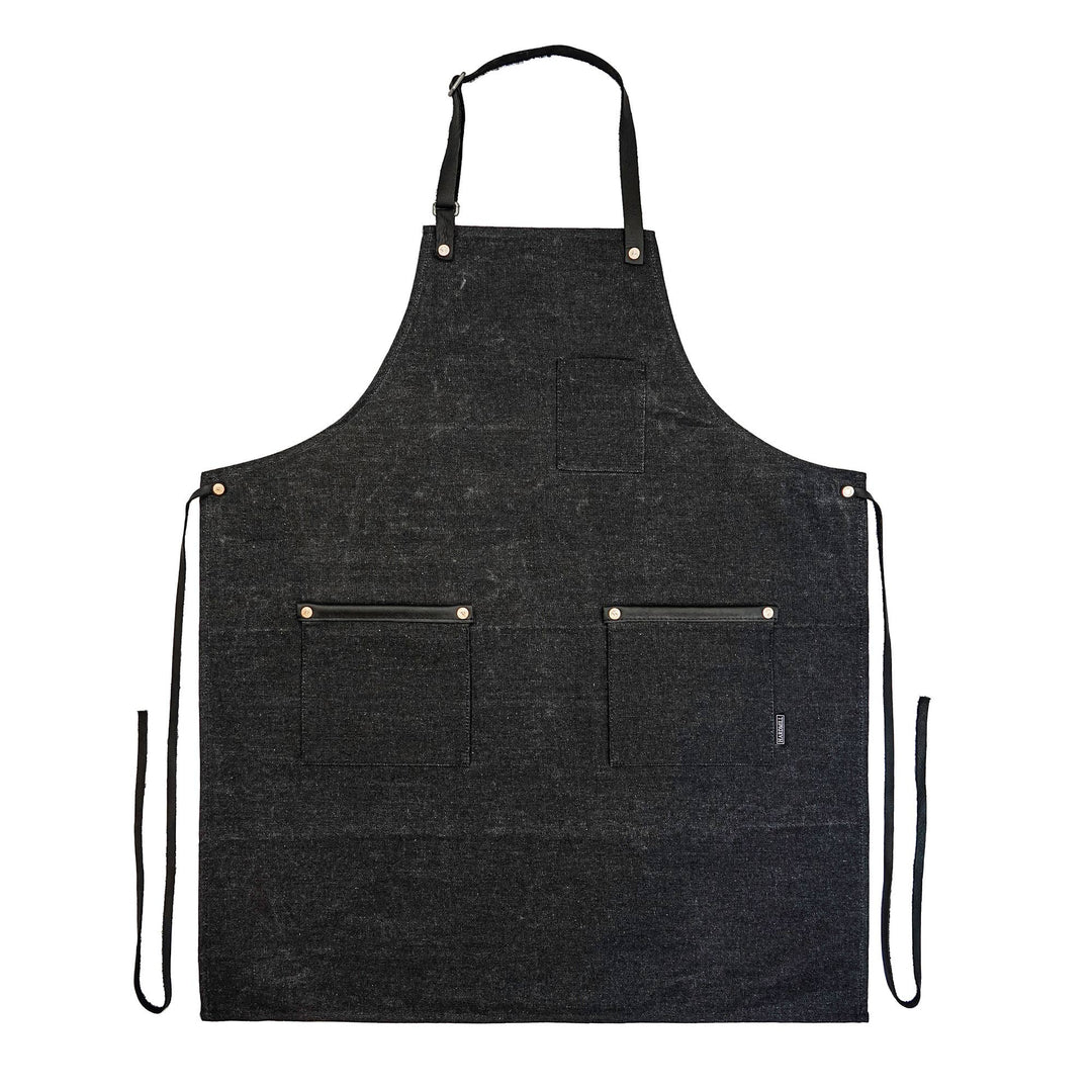 Waxed Canvas Industry Apron: Olive