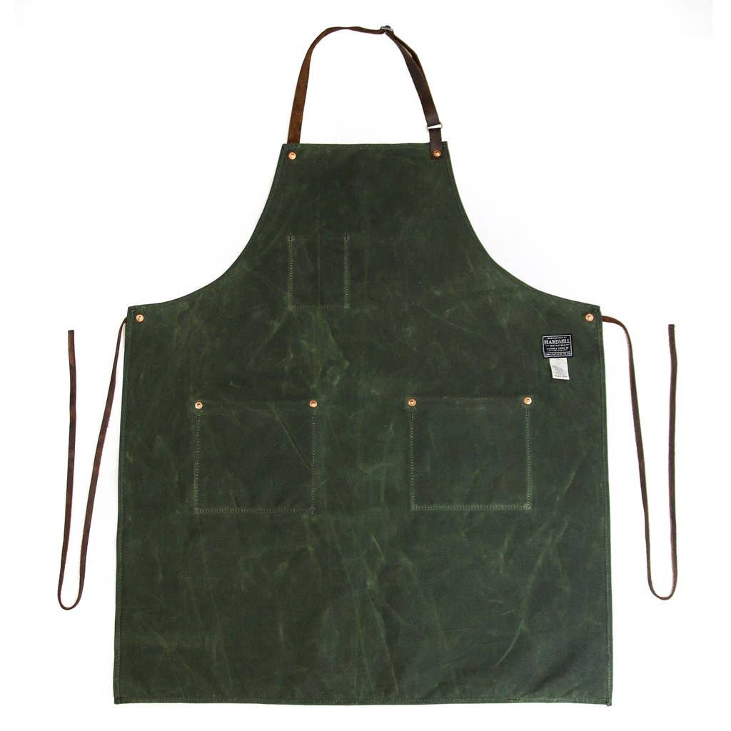 Waxed Canvas Industry Apron: Field Tan