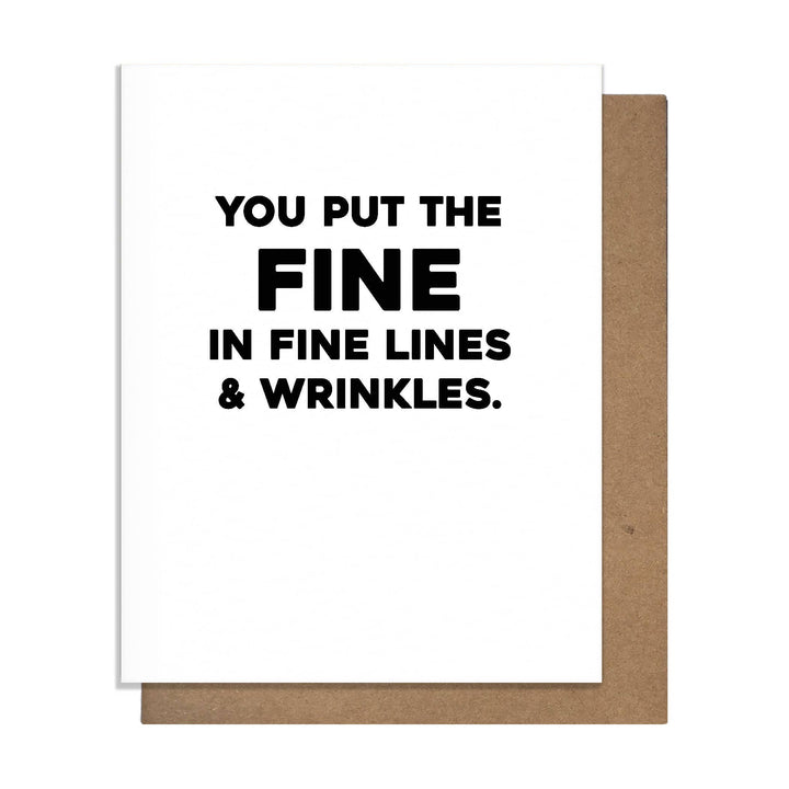 Fine Lines - Birthday Card