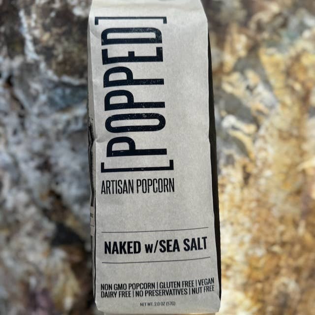 Naked w/ Sea Salt Artisan Popcorn