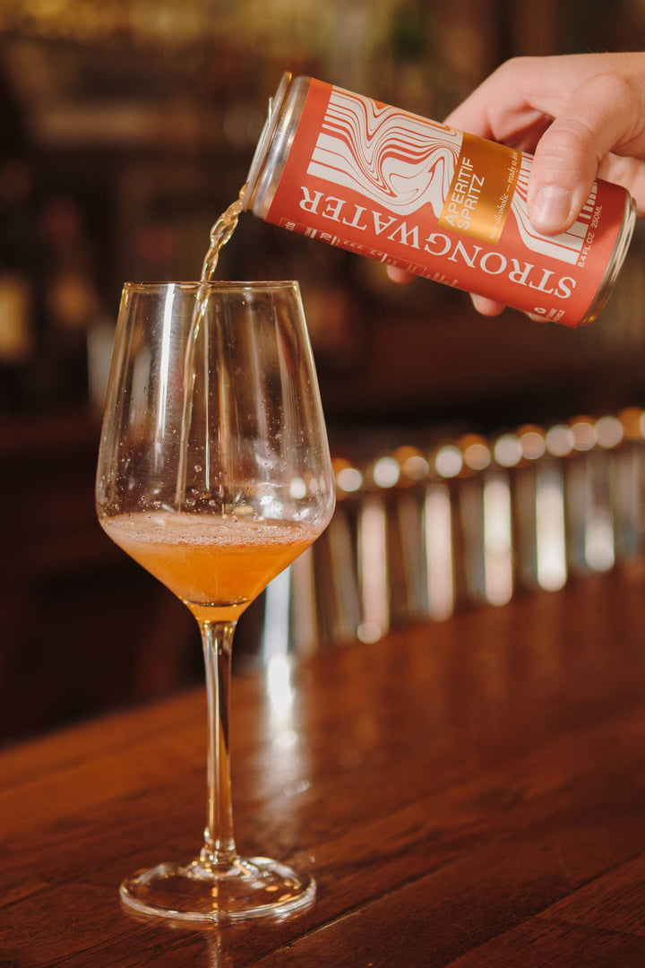 Strongwater Sparkling Aperitif - Aperol Spritz Mocktail (non-alcoholic)