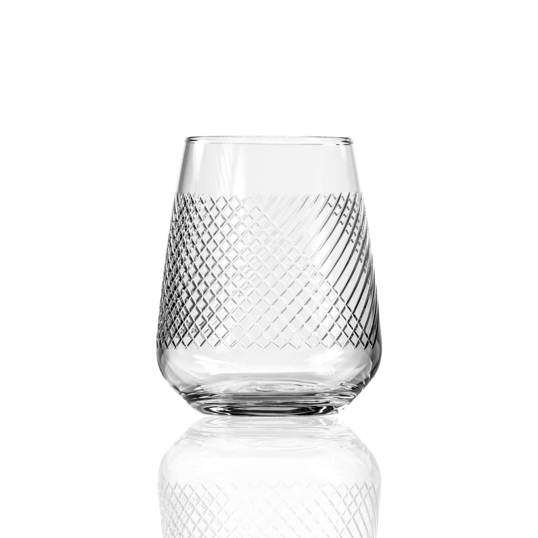 Bourbon Street 15.75oz Stemless Wine Glass: Set of 2