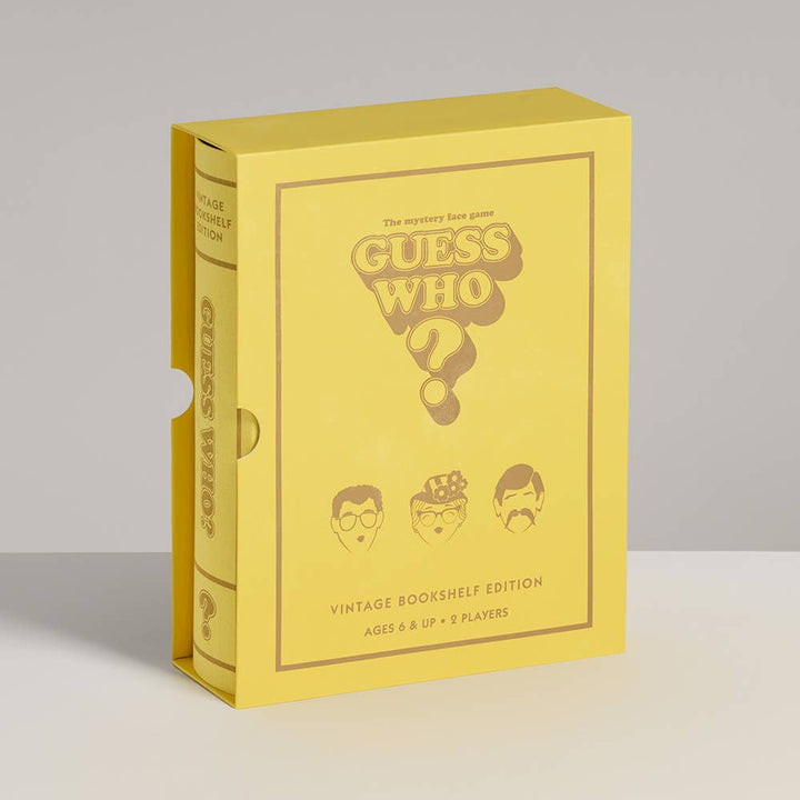 Vintage Bookshelf Edition Guess Who? Game