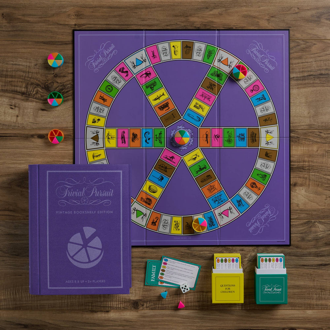 Vintage Bookshelf Edition Trivial Pursuit