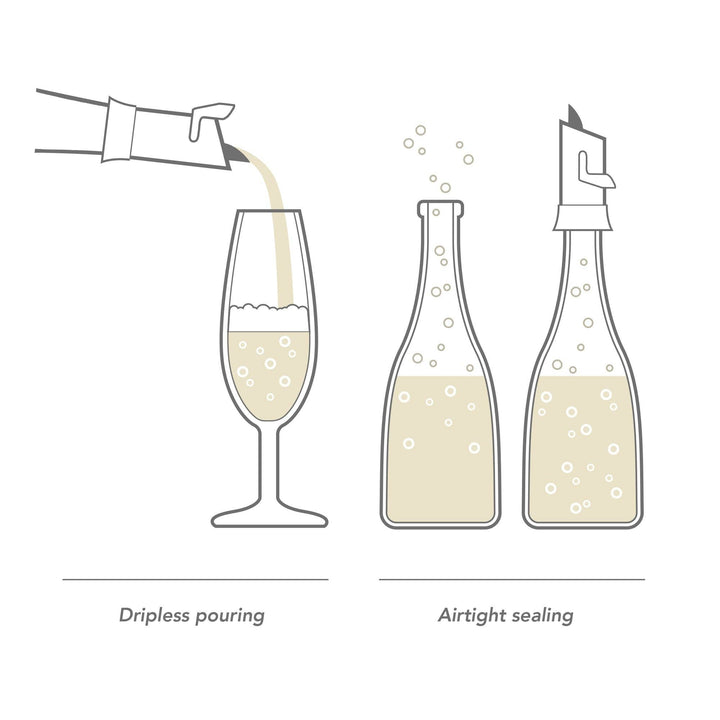 Champagne Stopper and Server
