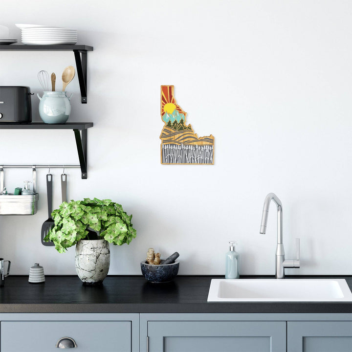Idaho Cutting Board with Artwork by Summer Stokes