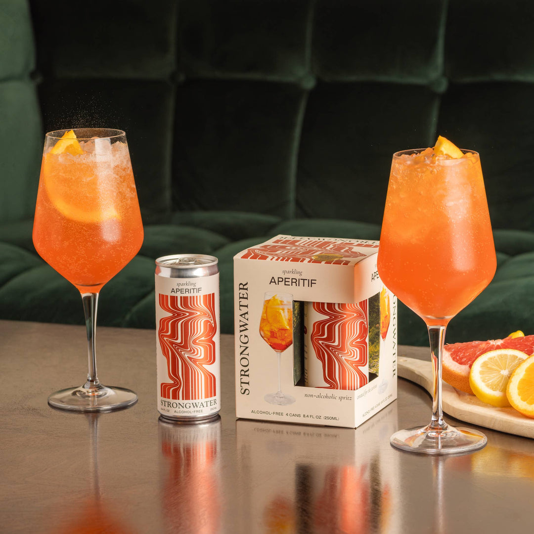 Strongwater Sparkling Aperitif - Aperol Spritz Mocktail (non-alcoholic)