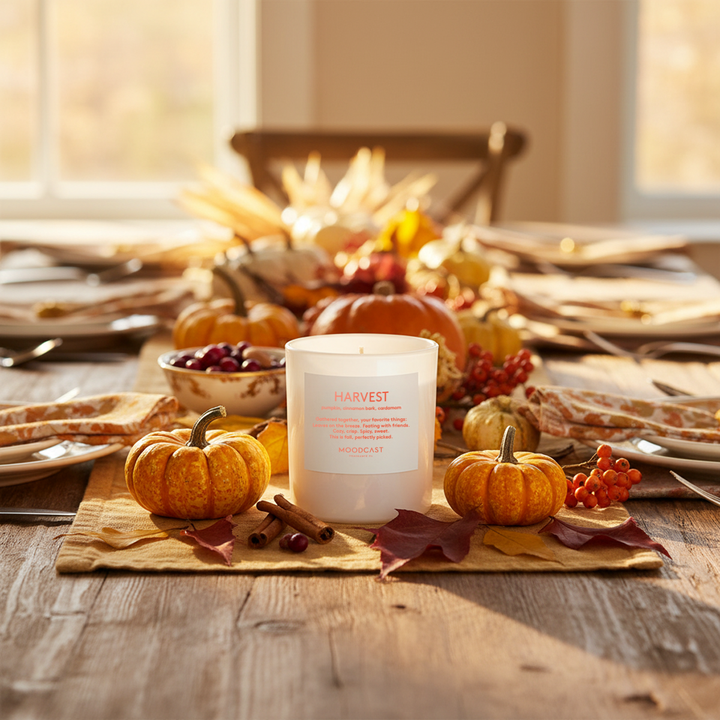 Seasonal Candle - Pearlescent - Harvest - 8 oz Glass Jar
