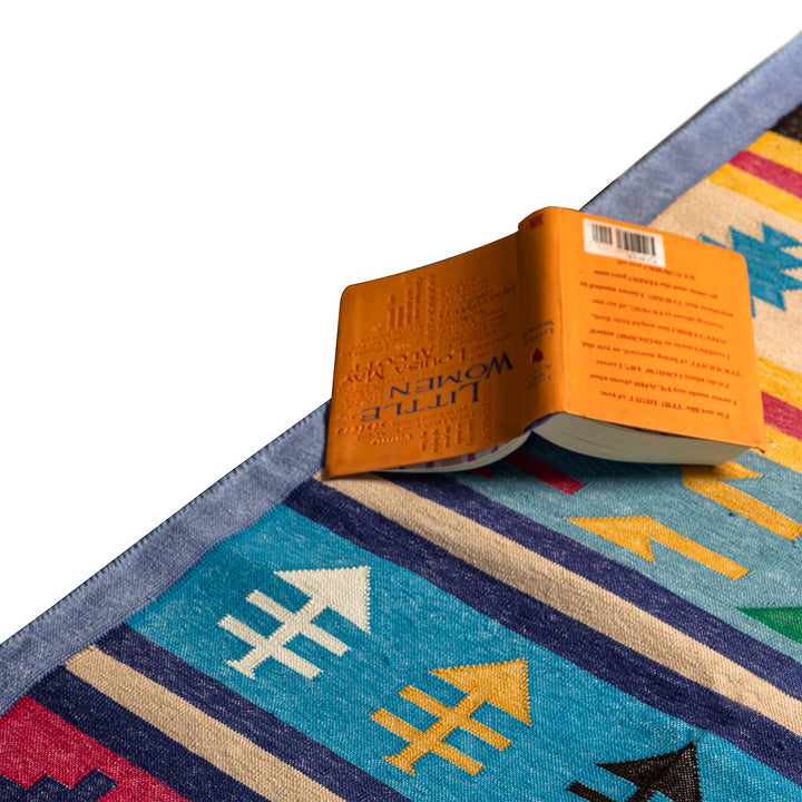 Kina Flat Weave Runner Rug - 2.5' W x 9' L