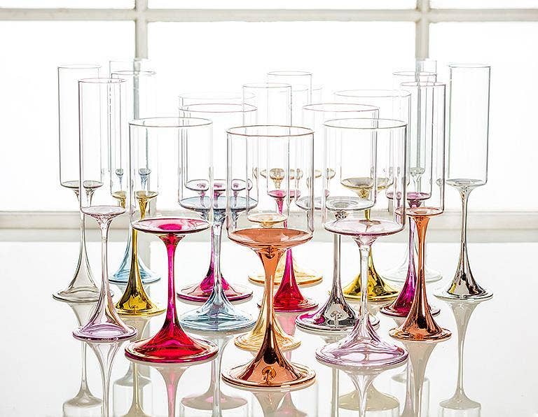 Slender Wine Glass - 6 Assorted: Flute (6oz)