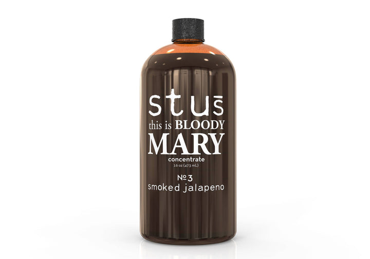 Stus Smoked Jalapeno Bloody Mary Concentrated Mix, 16 0z