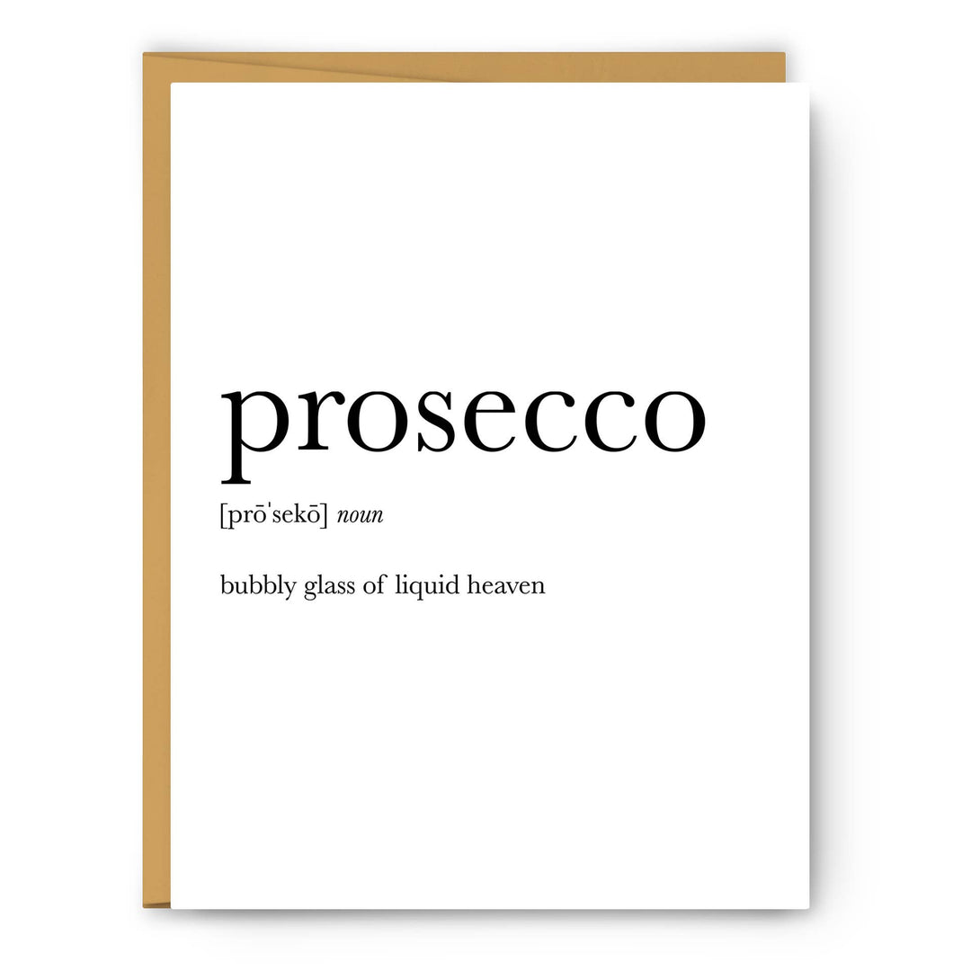 Prosecco Definition - Everyday Card