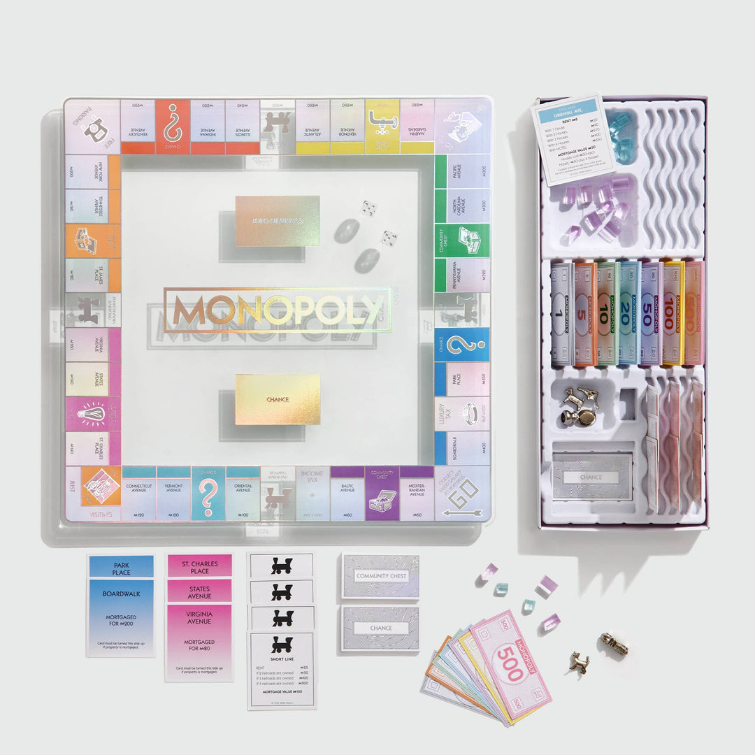 Monopoly Aura Collection Glass Edition