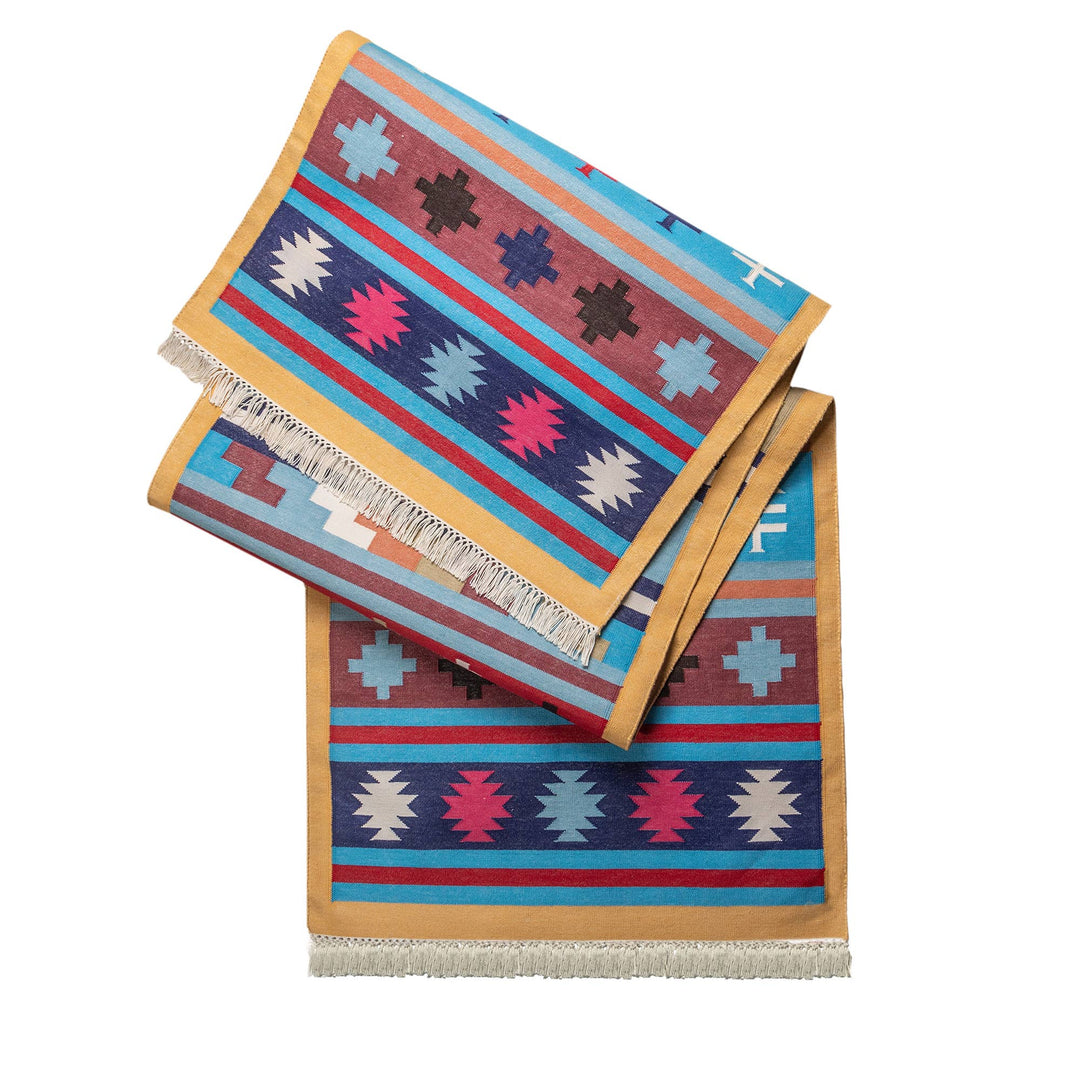 Hunnar Flat Weave Runner Rug - 2.5' W x 9' L
