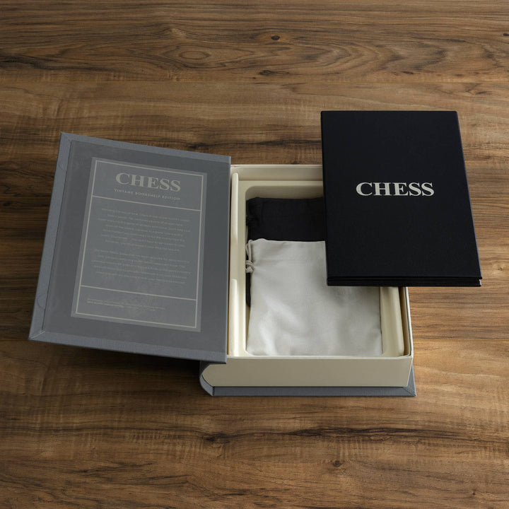Vintage Bookshelf Edition Chess Set