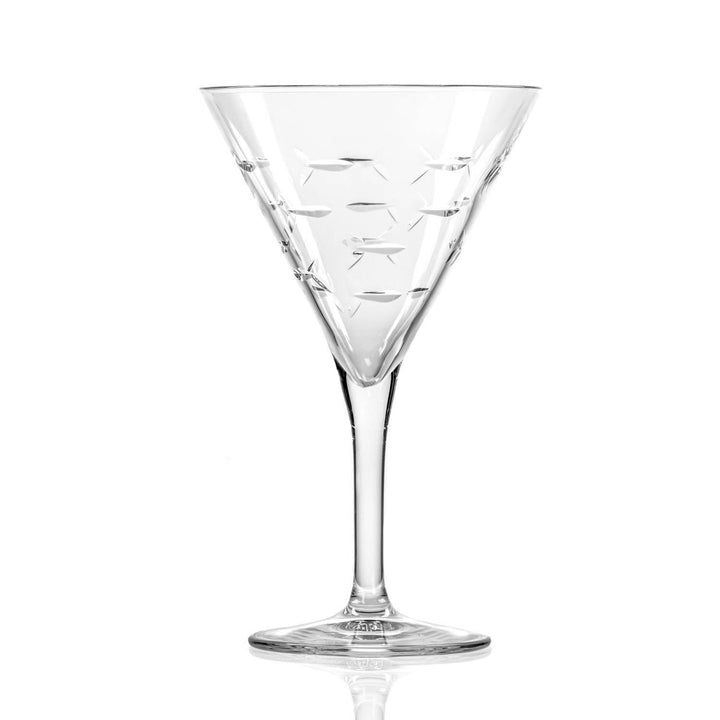 School of Fish Martini Glass 7.5oz: