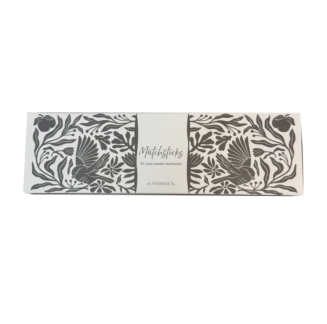 Decorative Box of Matches: Black