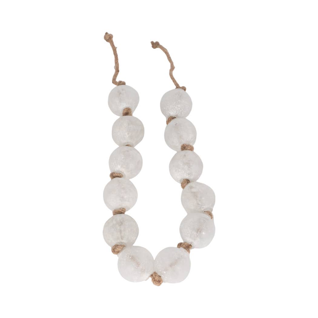 Clear 44 in. Length 2.5 in. Beaded Glass Garland