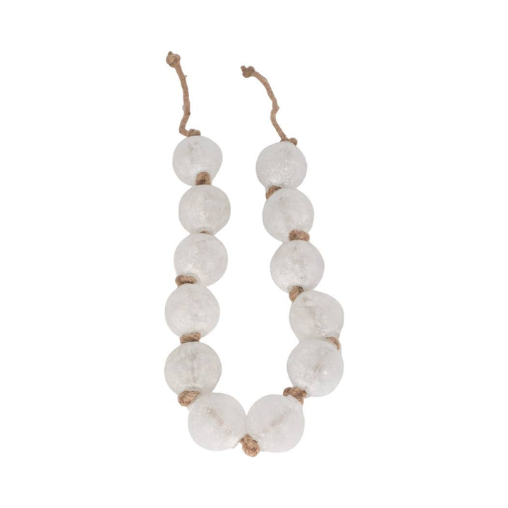 Clear 44 in. Length 2.5 in. Beaded Glass Garland