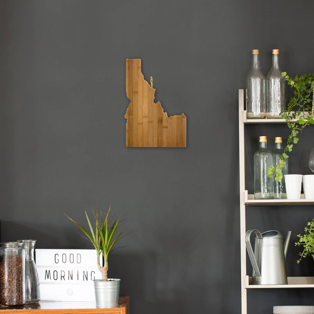 Idaho State-Shaped Bamboo Serving & Cutting Board