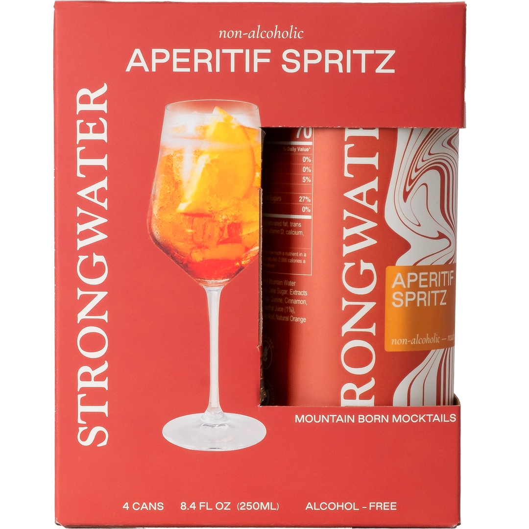 Strongwater Sparkling Aperitif - Aperol Spritz Mocktail (non-alcoholic)