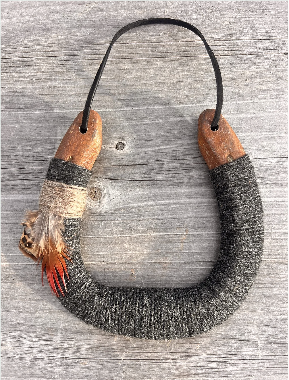 Up-cycled LUCKY horseshoes