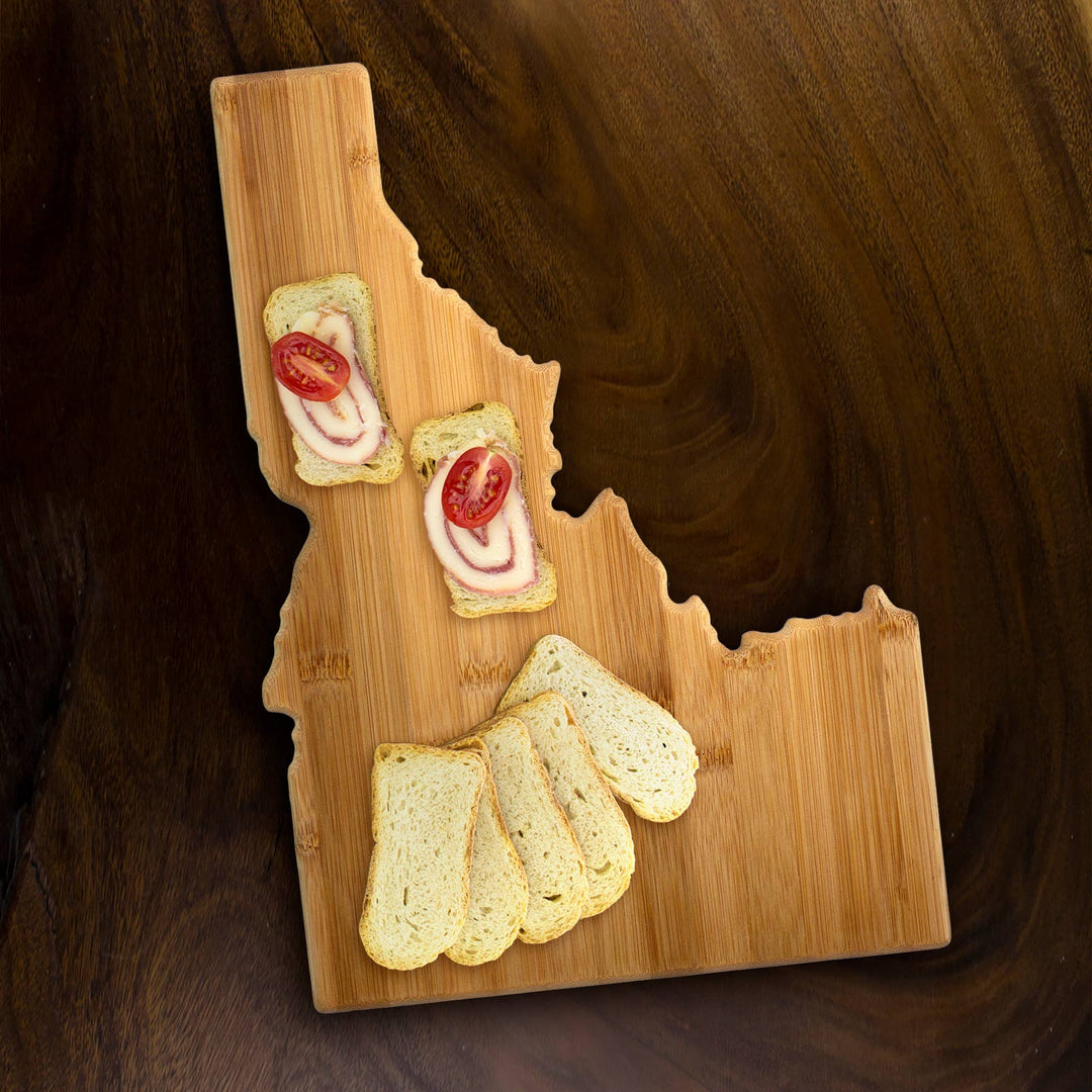 Idaho State-Shaped Bamboo Serving & Cutting Board