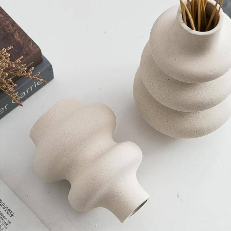 Rippled Vase 6"