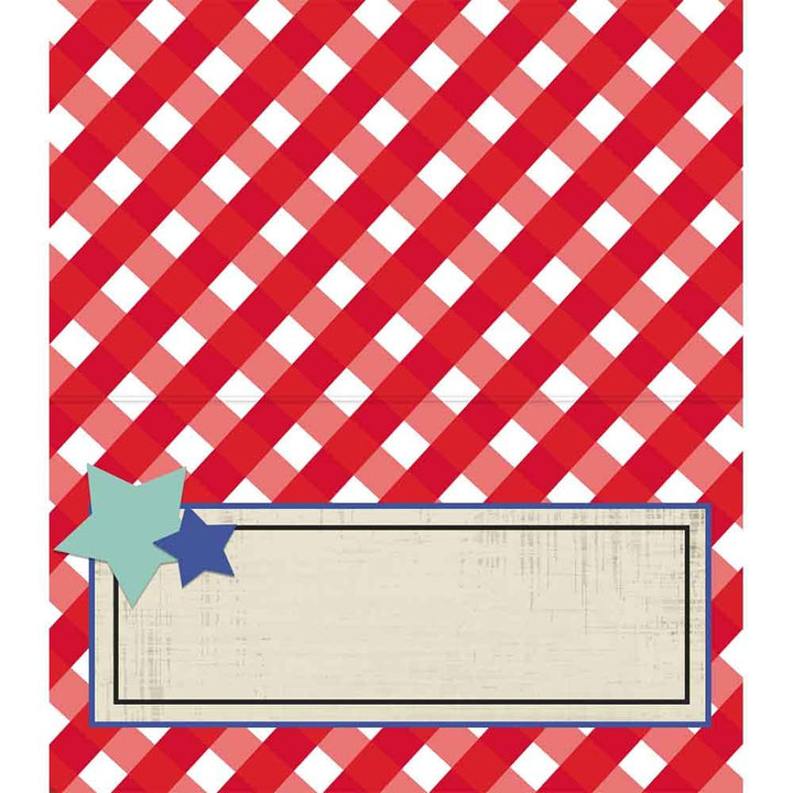 Patriotic Double Sided Place cards