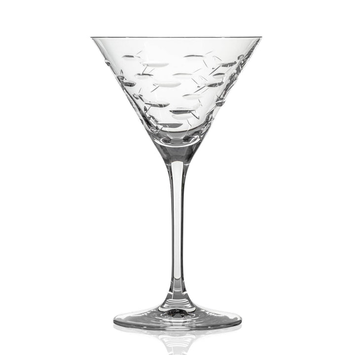School of Fish Martini Glass 10oz (Set of 2)