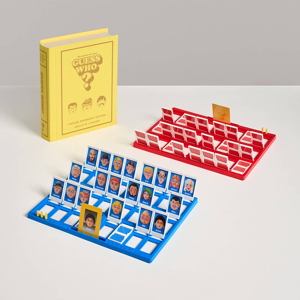 Vintage Bookshelf Edition Guess Who? Game