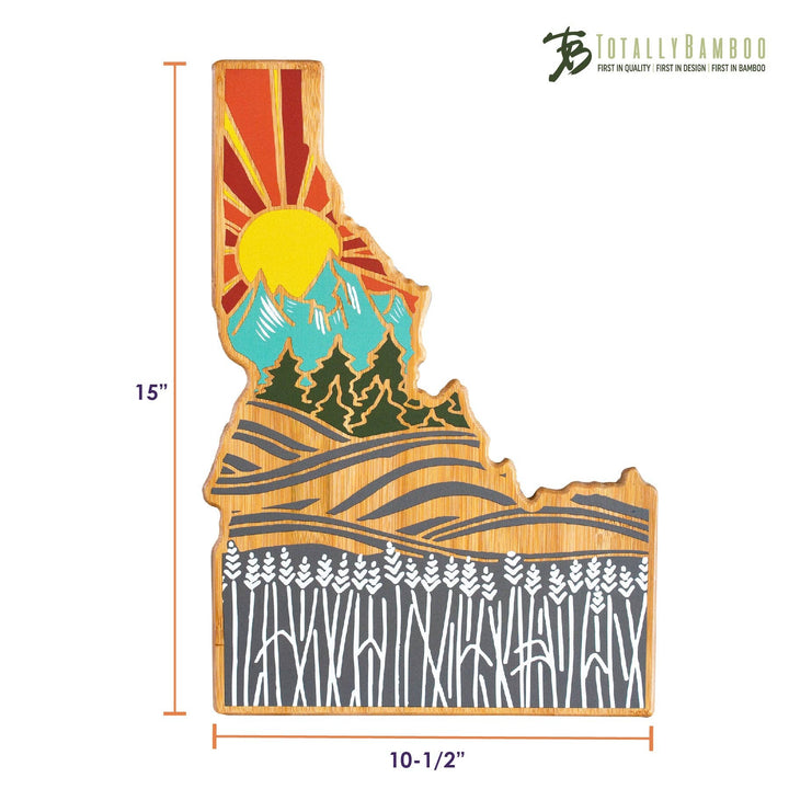 Idaho Cutting Board with Artwork by Summer Stokes