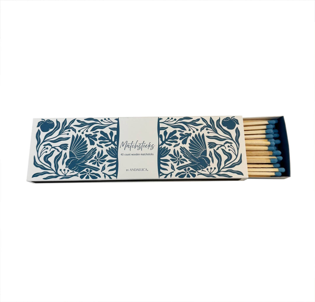 Decorative Box of Matches: Blue