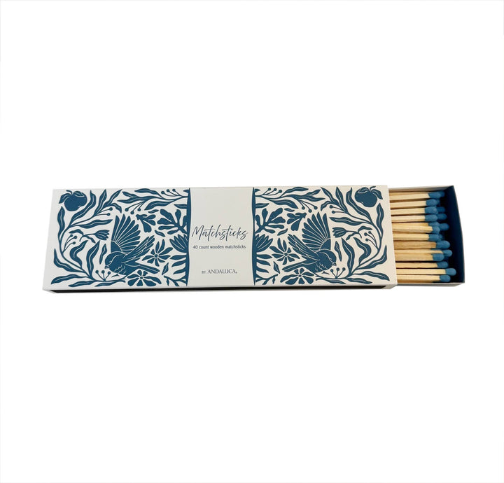 Decorative Box of Matches: Blue