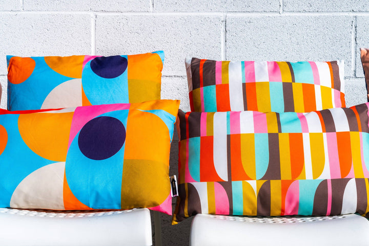 Gumball Square double-sided Pillow