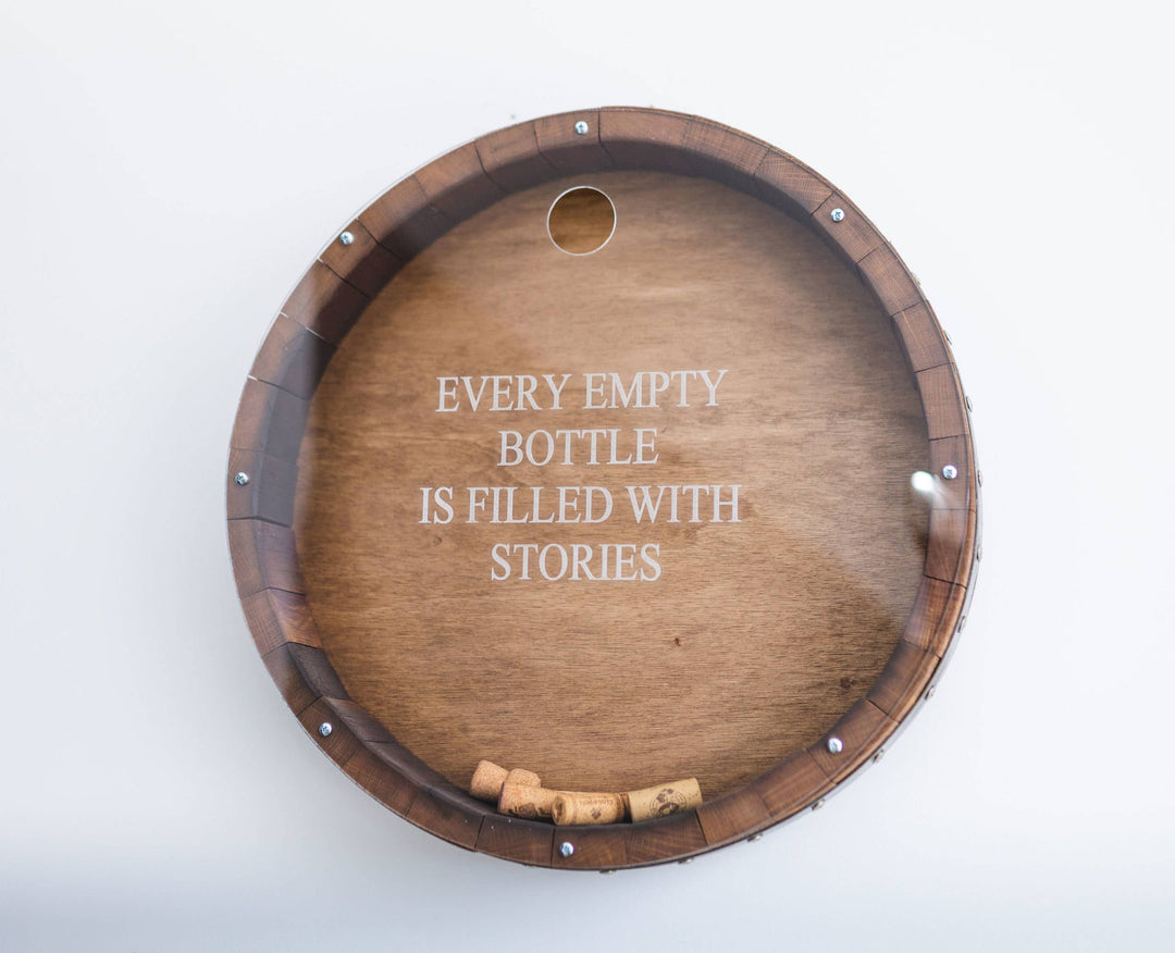 Wine Cork Display | EVERY EMPTY BOTTLE IS FILLED WITH STORIES