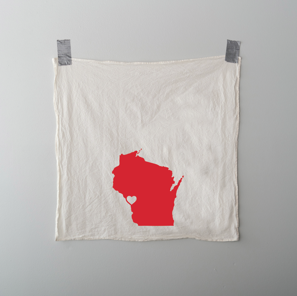 Idaho Tea Towel / Green