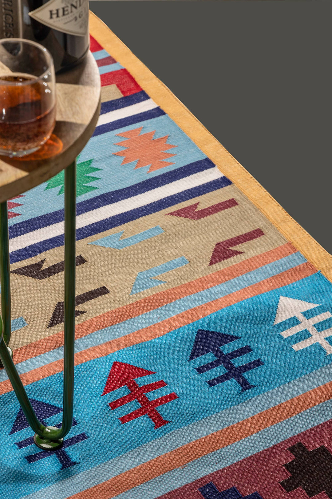 Hunnar Flat Weave Runner Rug - 2.5' W x 9' L