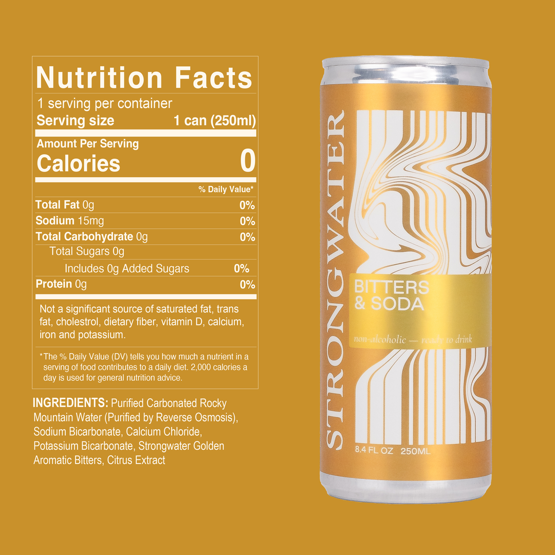 Strongwater Sparkling Bitters &  Soda (non-alcoholic)
