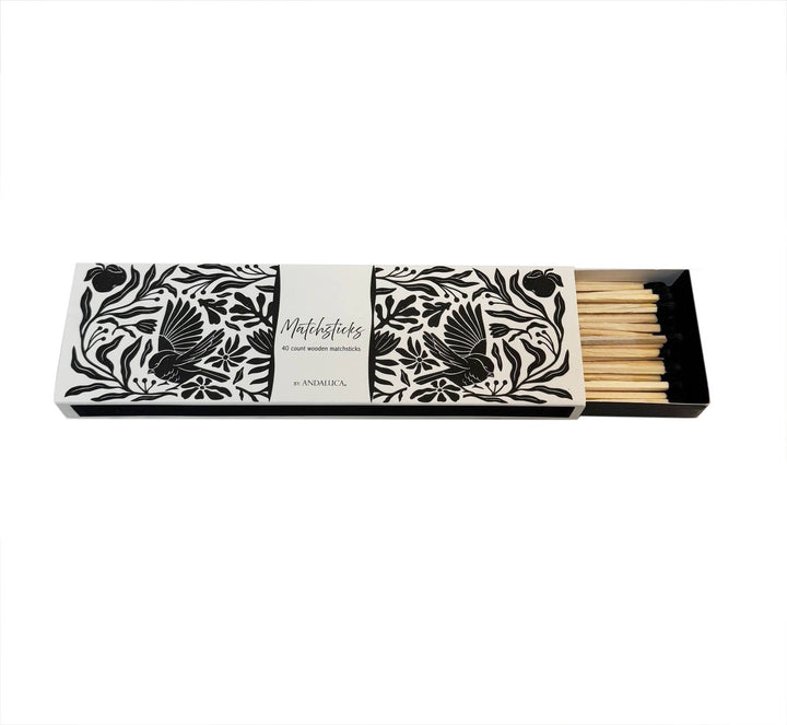 Decorative Box of Matches: Black