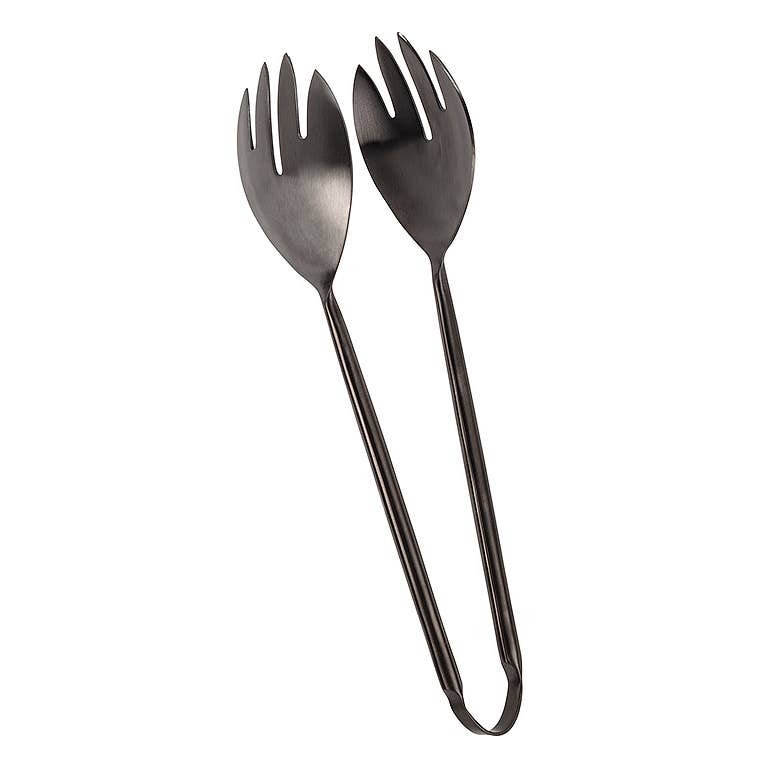 Matte Blk Salad Tong-10"L