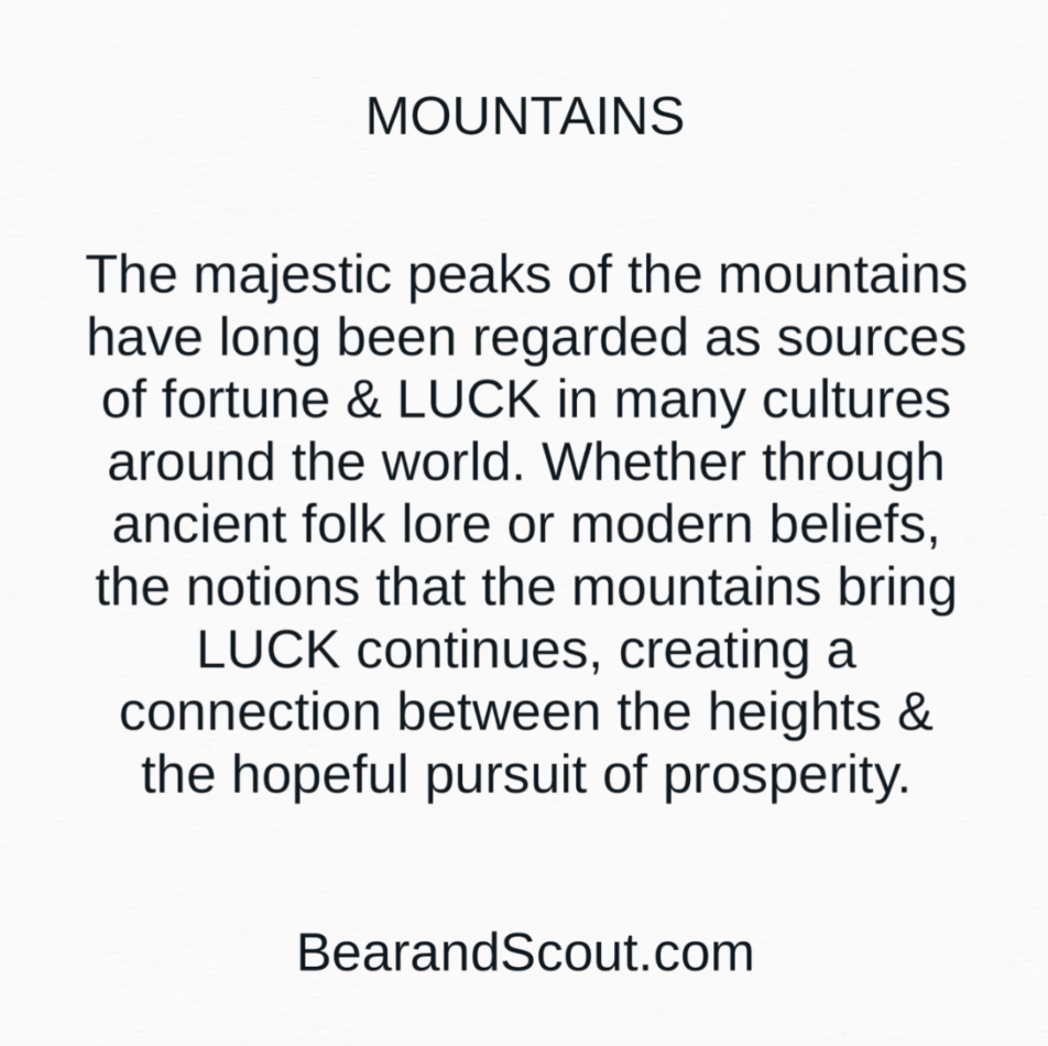 Mountain cards for Bear +  Scout