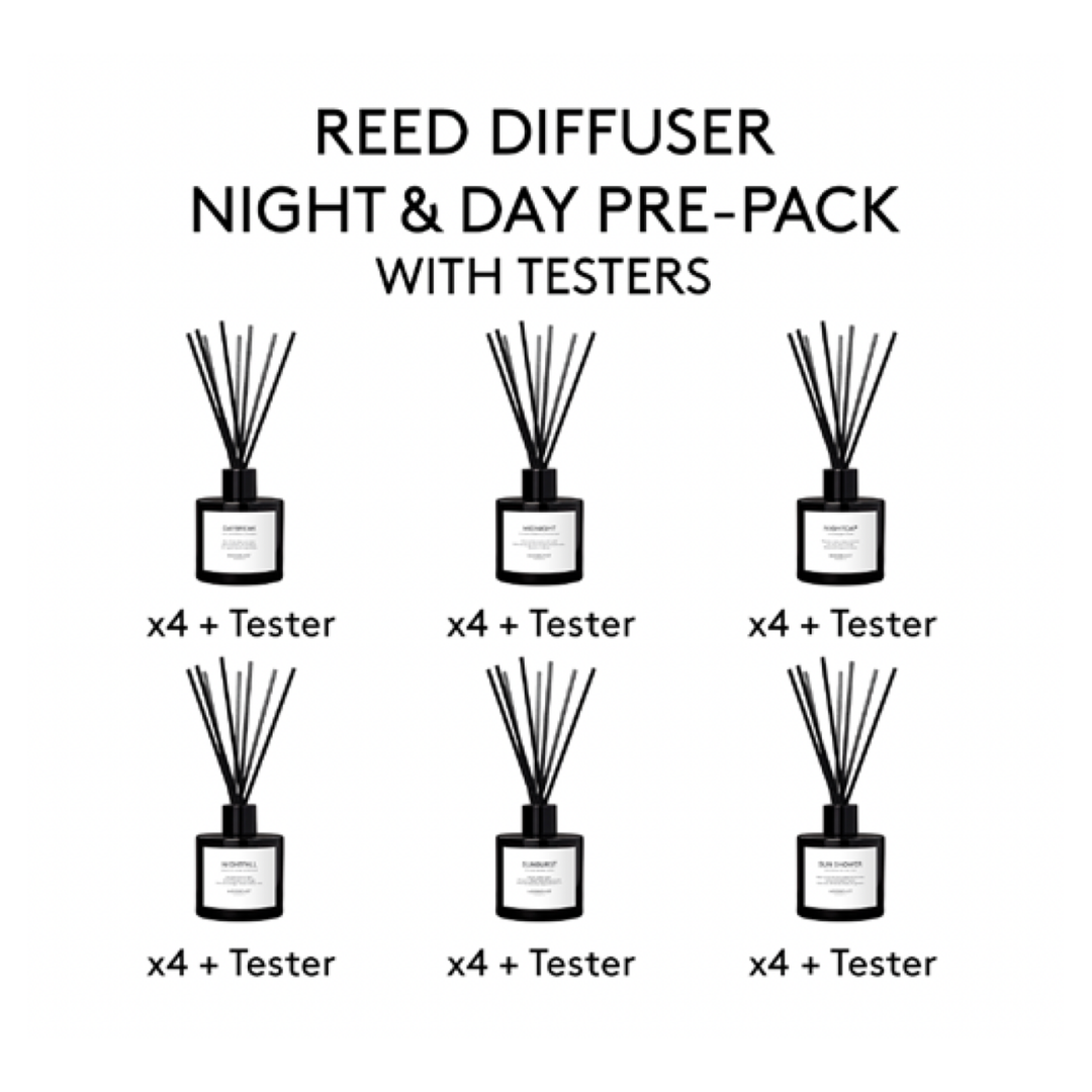 Night & Day Collection-Reed Diffusers w/Testers-Starter Pack