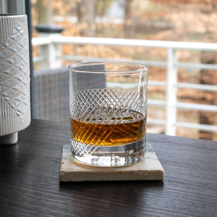 Bourbon Street On The Rocks Glass 11oz: Set of 2