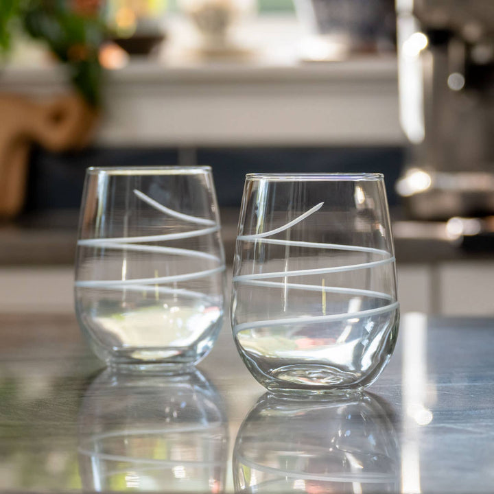Twist 17oz Stemless Wine: Set of 2